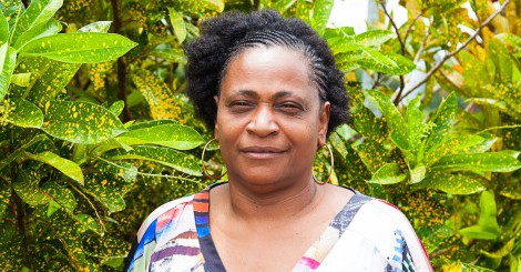 Rosy Ragald, productrice de manioc, Le Lorrain - Crédit Photo: Micha