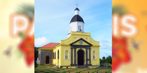 Eglise immaculée conception à Ajoupa Bouillon en Martinique Paradis Tour Bâtisseur de Paradis